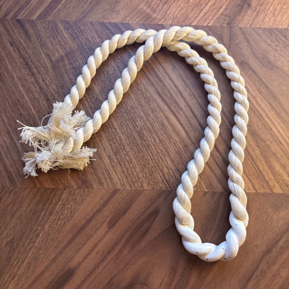 LOT OF 4 Handmade Necklaces made of Rope, Copper and Ceramic - Picture 5 of 5